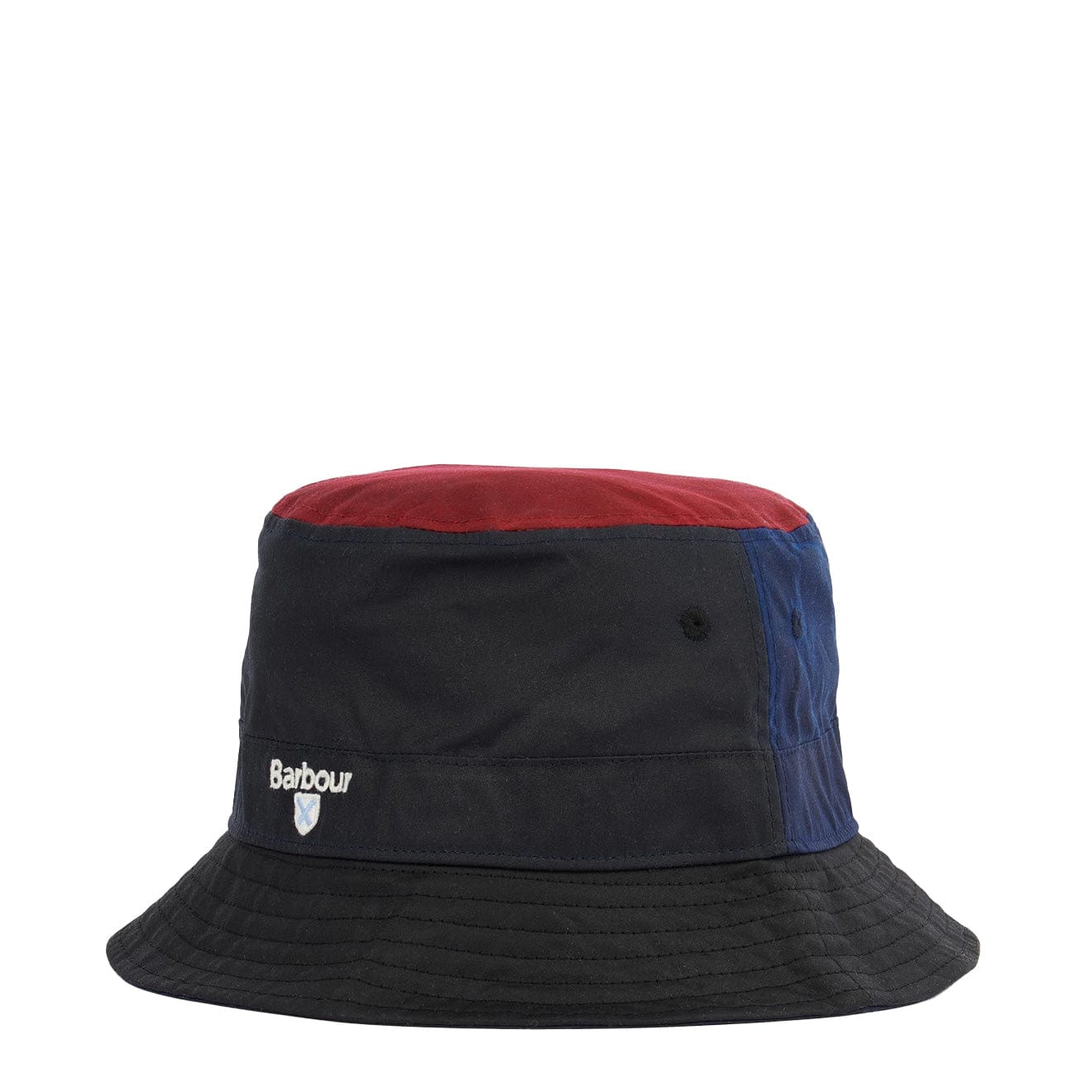 Barbour Alderton Sports Hat Navy / Black / Biking Red - The Sporting Lodge