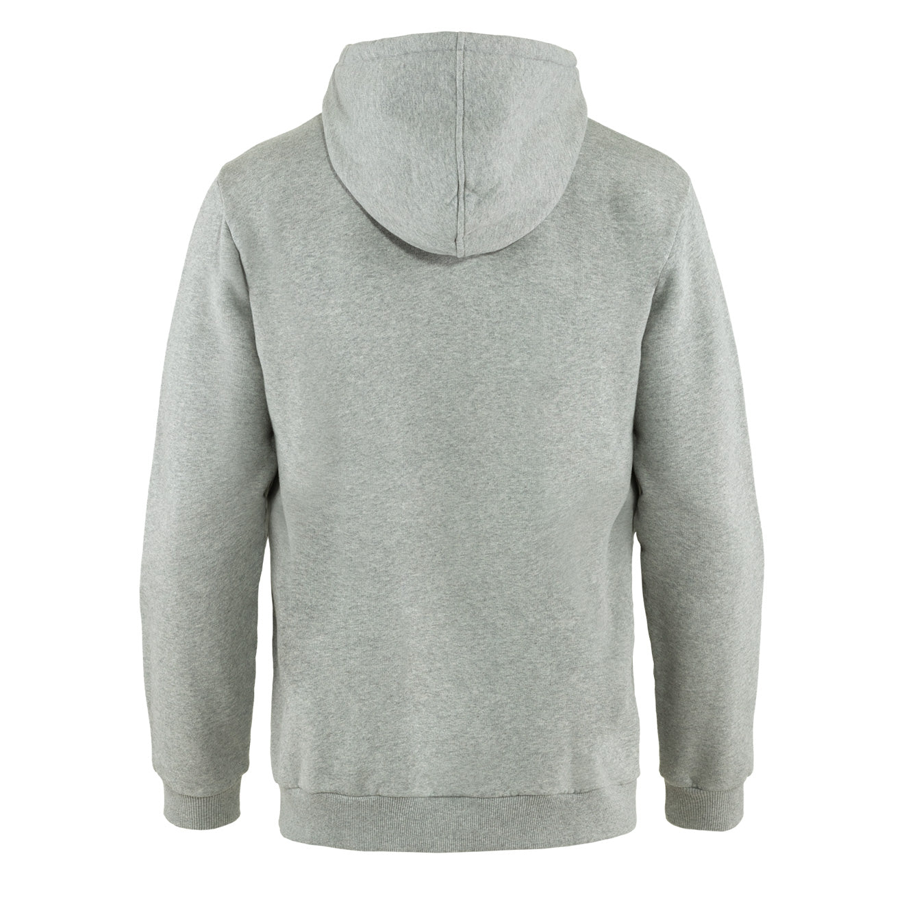Fjallraven Logo Hoodie Grey Melange - The Sporting Lodge