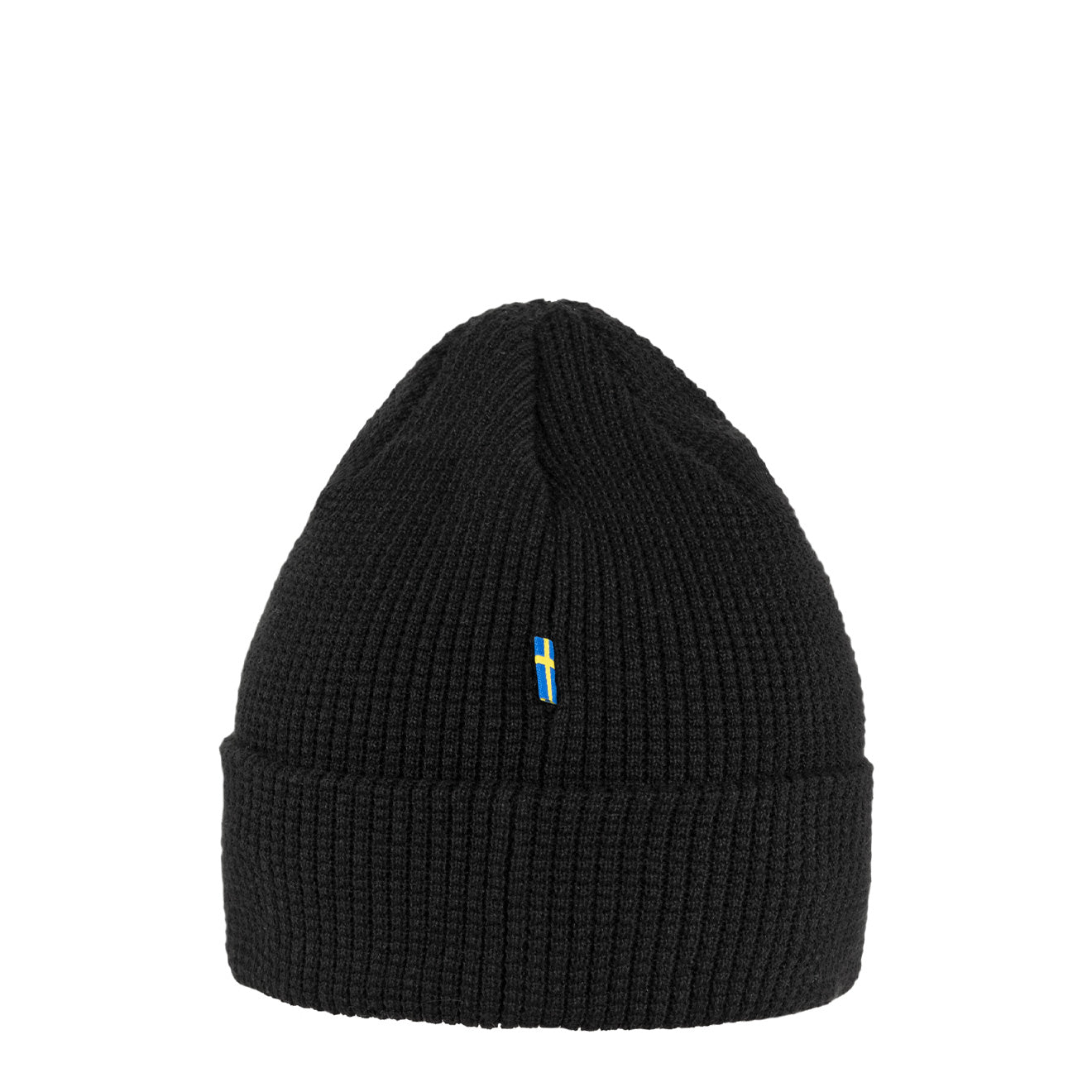 Fjallraven Tab Beanie Hat Black - The Sporting Lodge