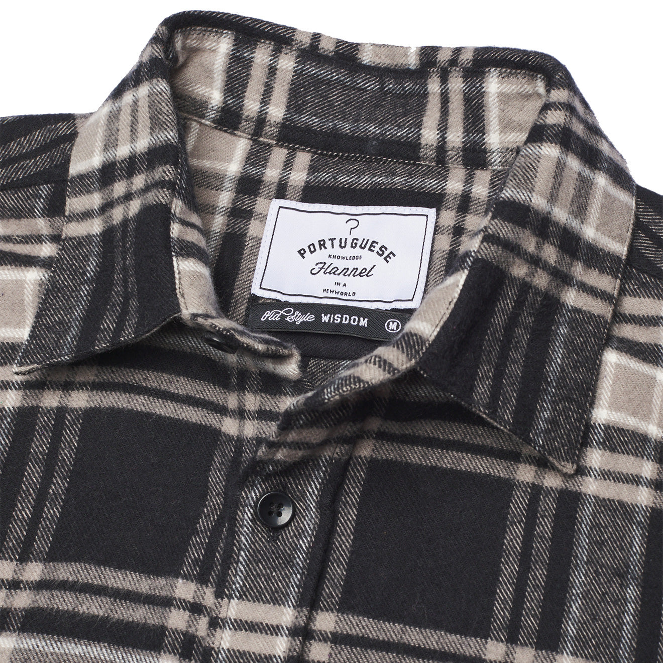Portuguese Flannel BB Check Shirt Navy / Grey - The Sporting Lodge