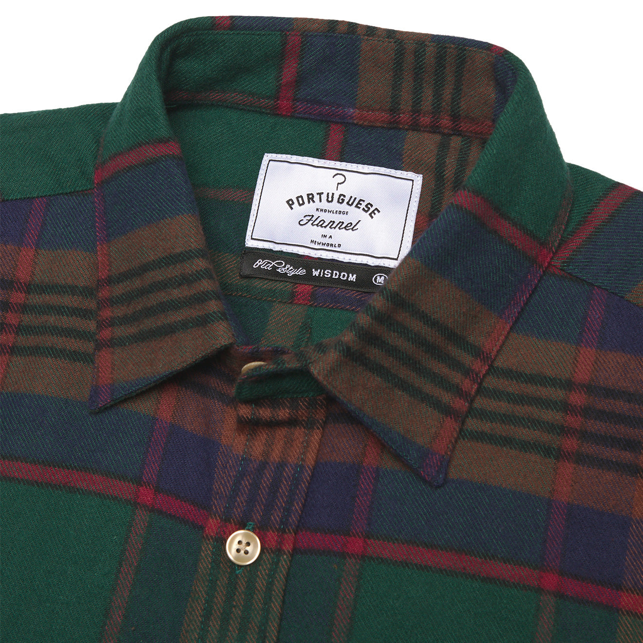 Portuguese Flannel Otton Shirt Green / Red / Blue / Orange - The Sporting Lodge