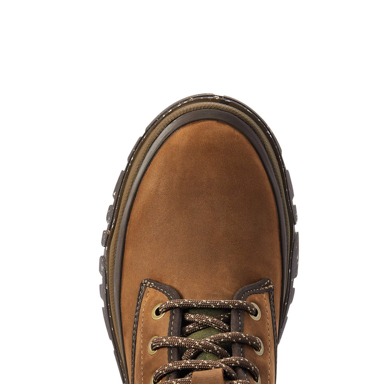 Ariat Womens Moresby Waterproof Boot Oily Distressed Brown / Olive - The Sporting Lodge