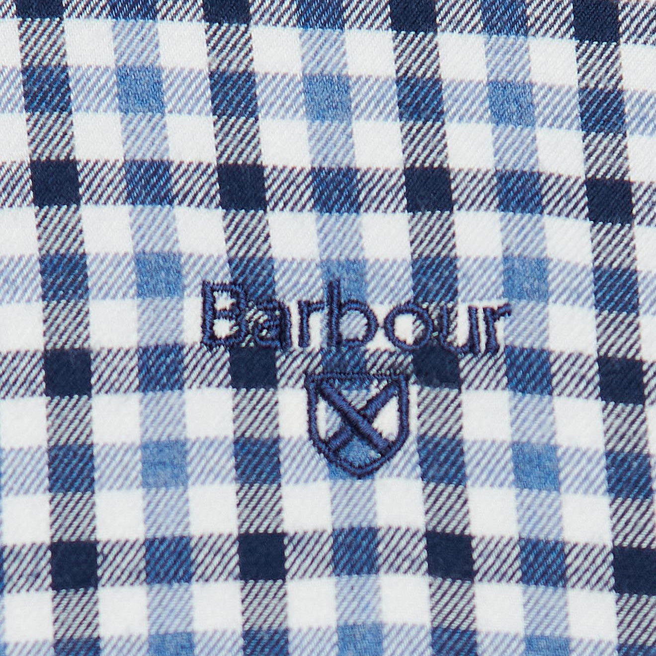 Barbour Finkle Tailored Fit Shirt Navy - The Sporting Lodge