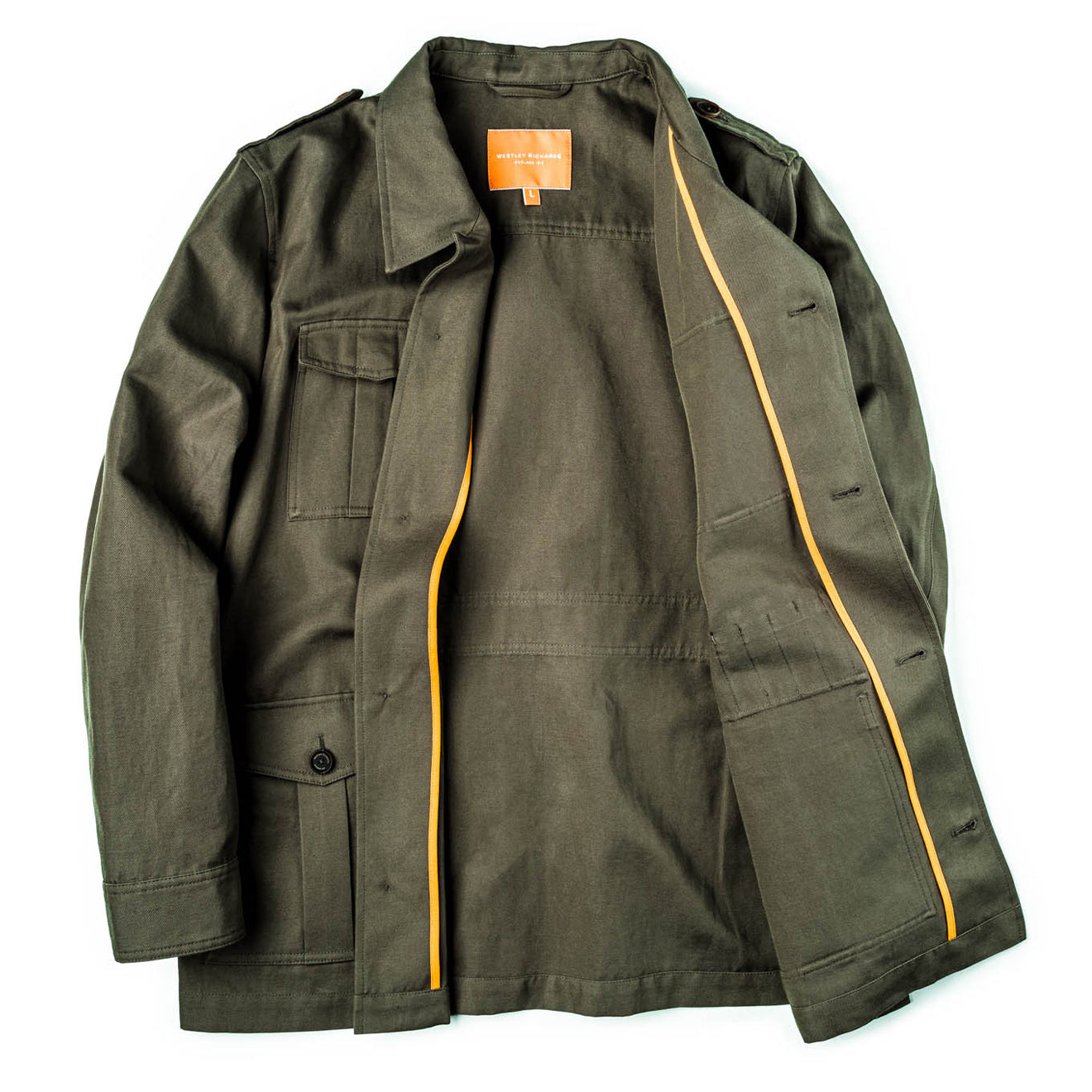 Westley Richards Safari Travel Jacket Khaki - The Sporting Lodge