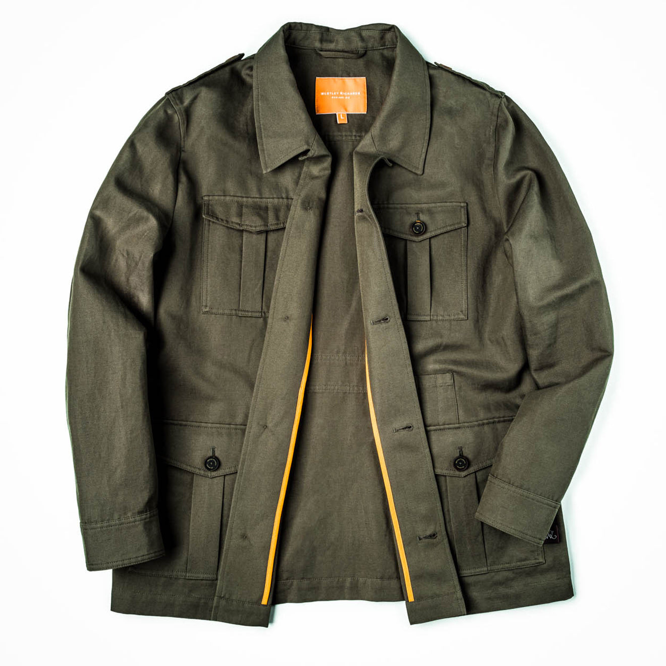 Westley Richards Safari Travel Jacket Khaki - The Sporting Lodge