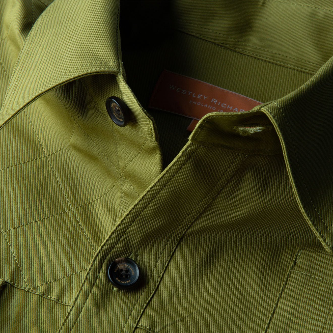 Westley Richards Campaign Shirt Khaki Green - The Sporting Lodge