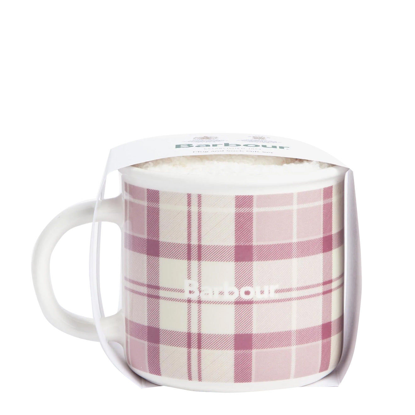 Barbour Womens Mug Sock Gift Set Dewberry - The Sporting Lodge