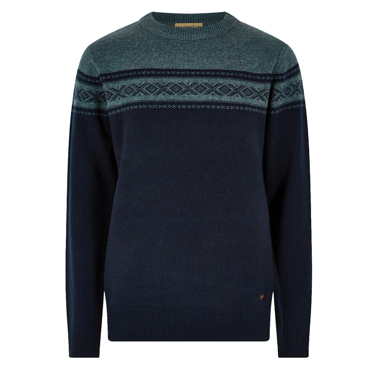Dubarry Longley Crew Neck Sweater Navy - The Sporting Lodge
