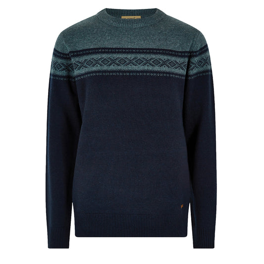 Dubarry Longley Crew Neck Sweater Navy - The Sporting Lodge