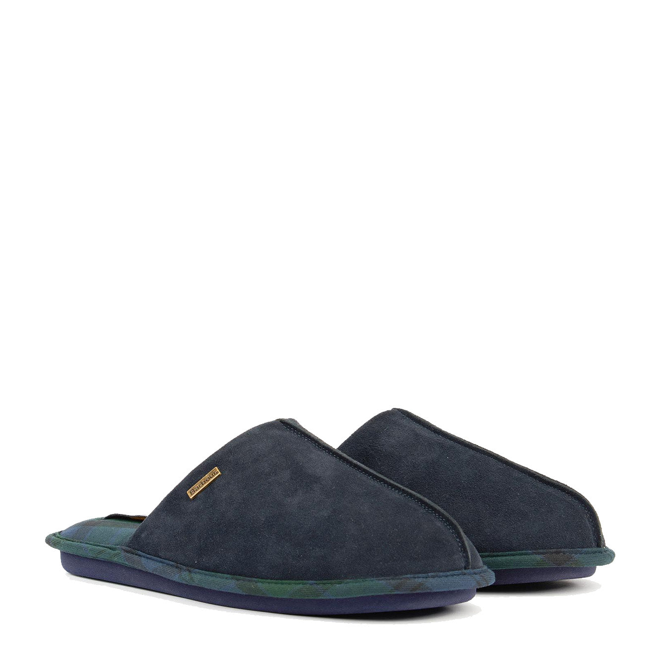 Barbour Foley Slipper Navy - The Sporting Lodge