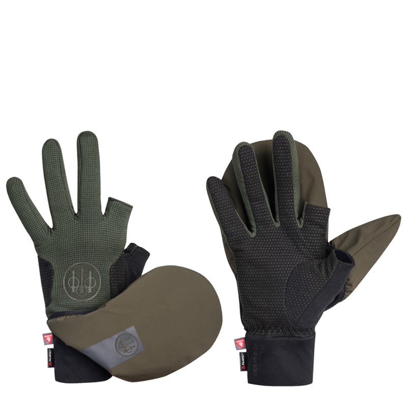 Beretta Padded Double Gloves Green Moss - The Sporting Lodge