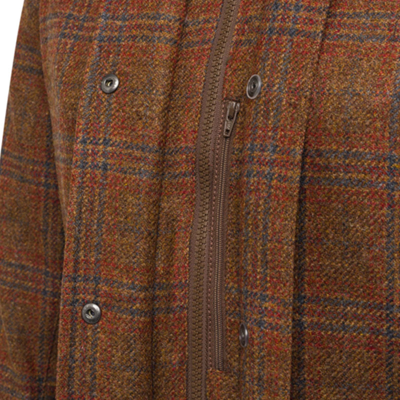 Beretta Womens St James Coat Brown / Blue Check - The Sporting Lodge