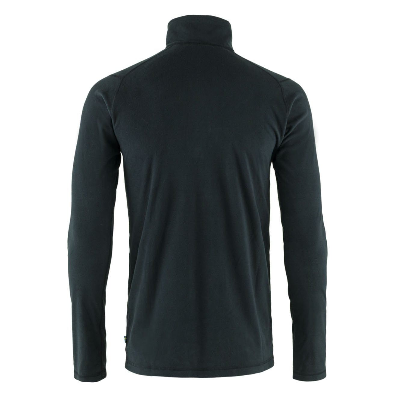 Fjallraven Pine Half Zip Microfleece Black - The Sporting Lodge
