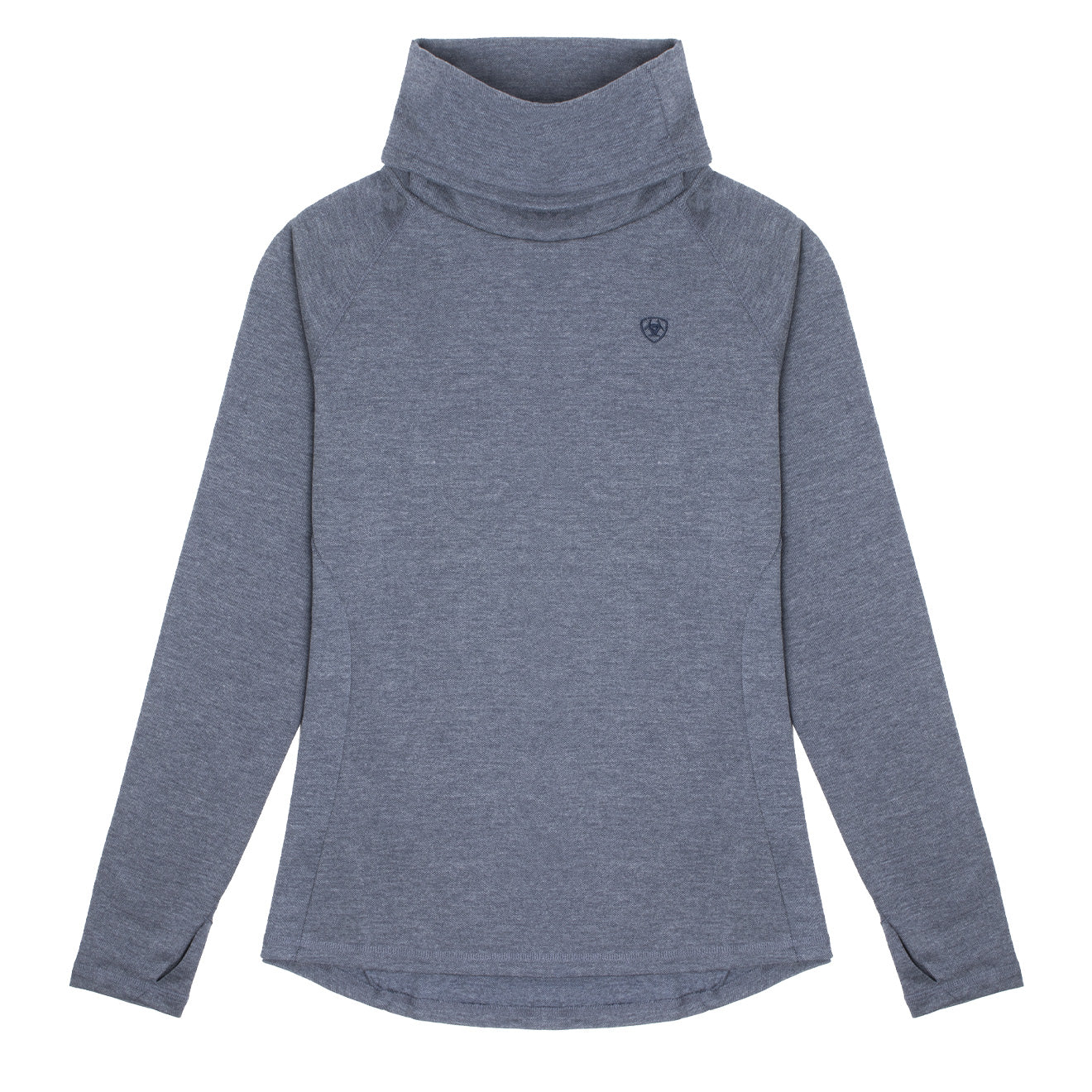 Ariat Womens Canny L/S Top Navy Eclipse - The Sporting Lodge