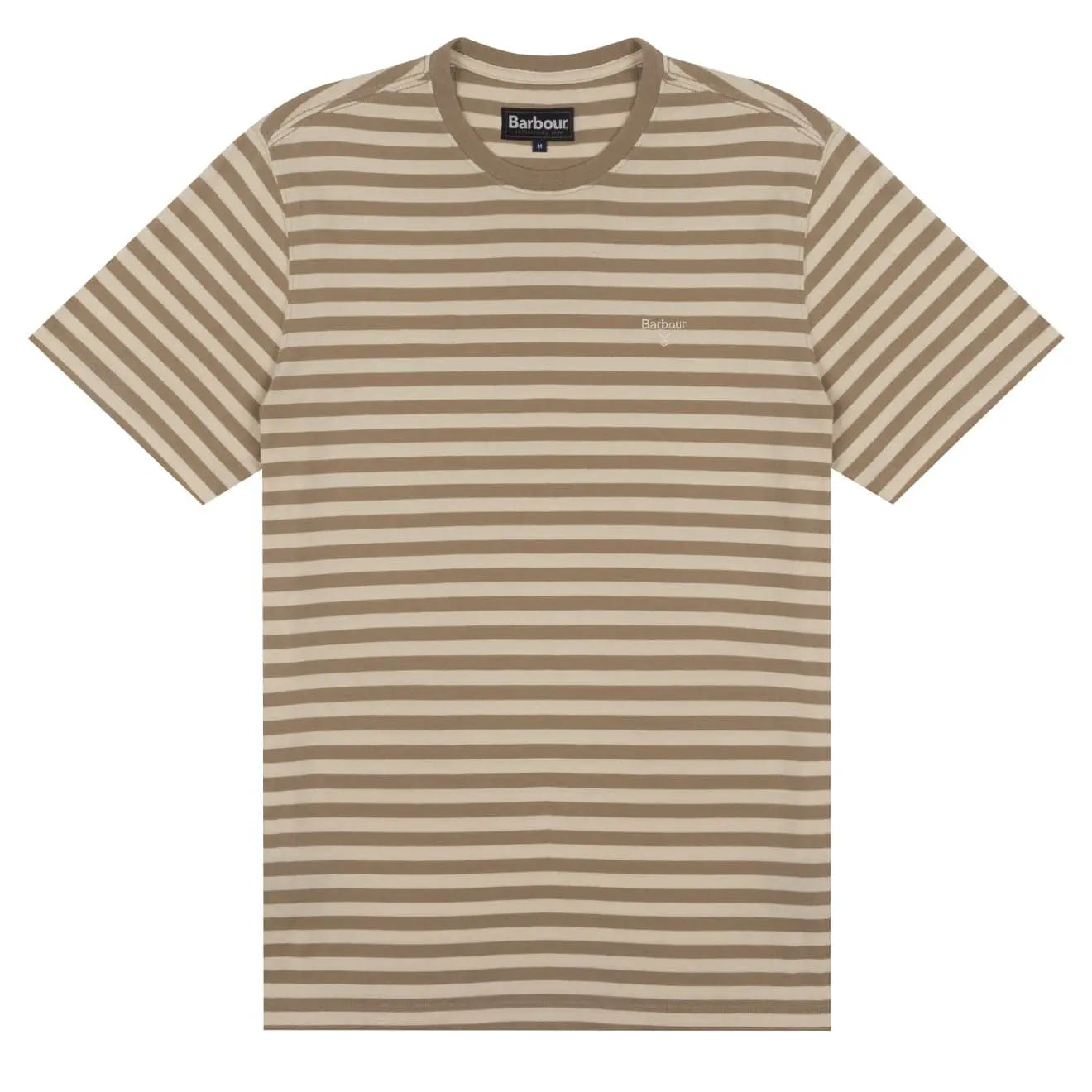 Barbour Delamere Stripe T-Shirt Coriander - The Sporting Lodge