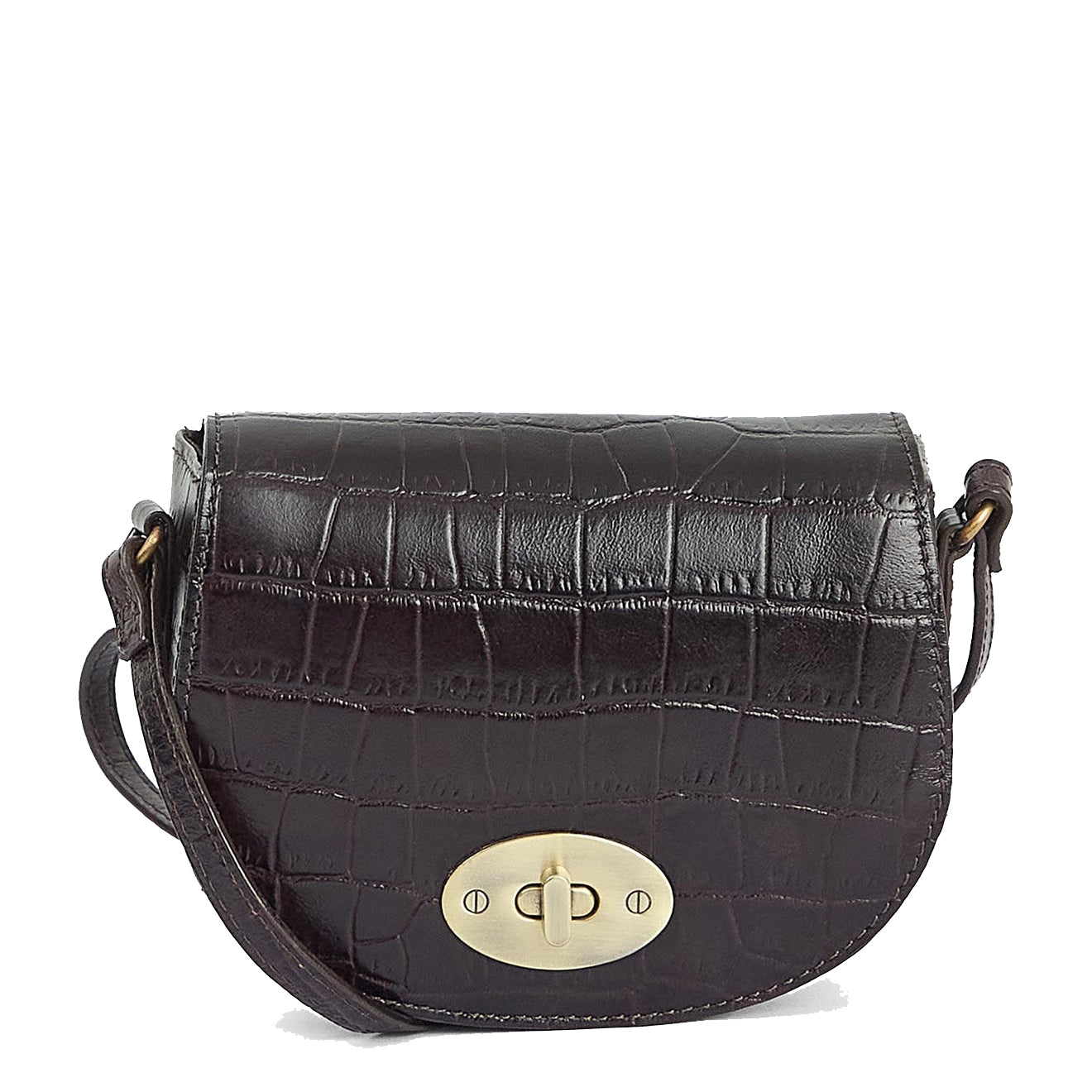 Barbour Eilein Saddle Bag Black Cherry - The Sporting Lodge