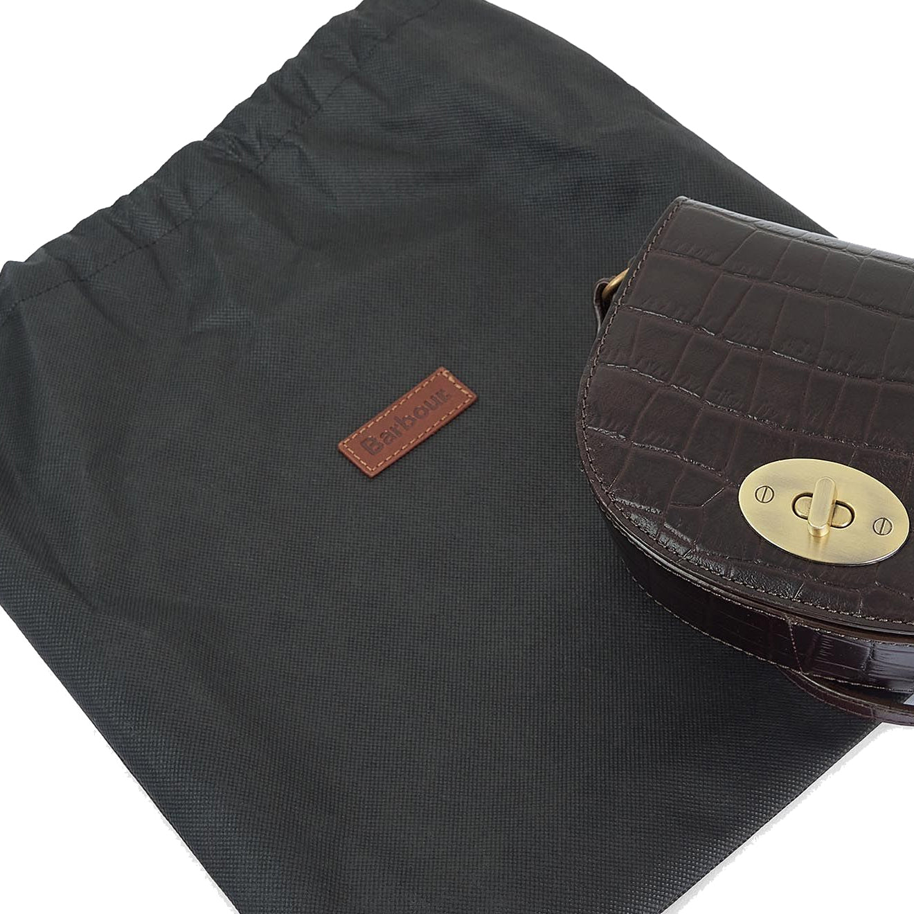 Barbour Eilein Saddle Bag Black Cherry - The Sporting Lodge