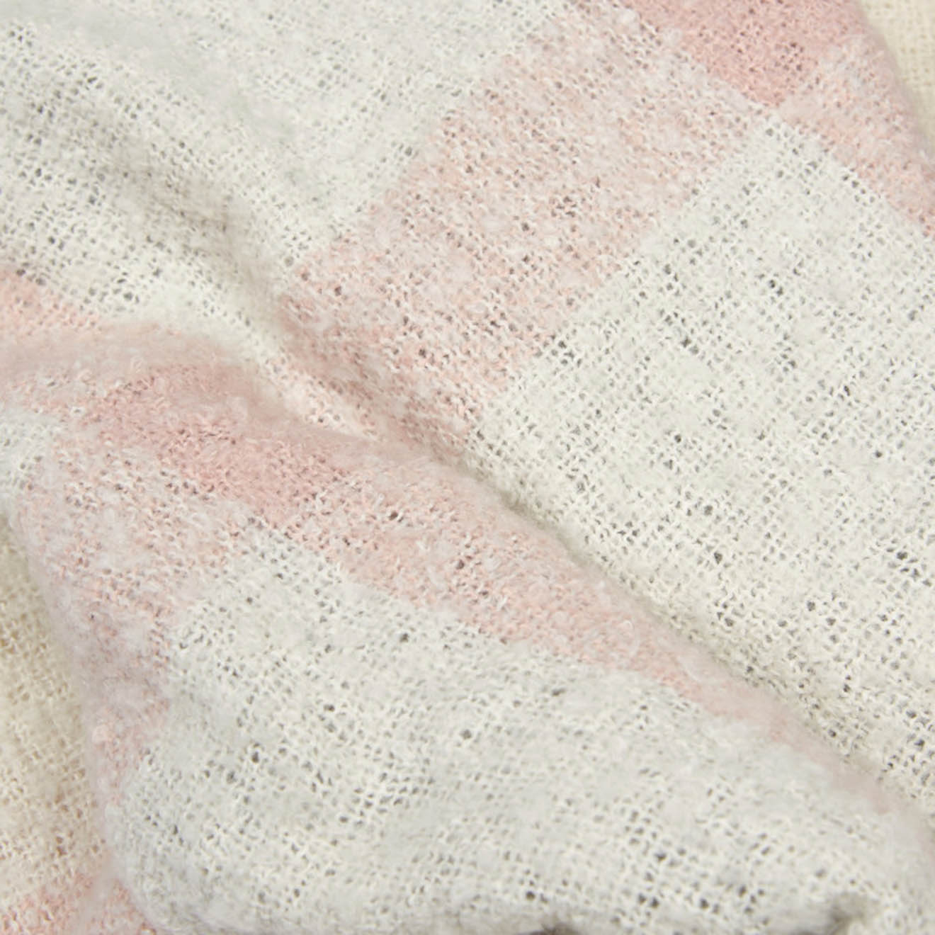 Barbour Plaid Boucle Wrap Ecru / Pine / Grey - The Sporting Lodge