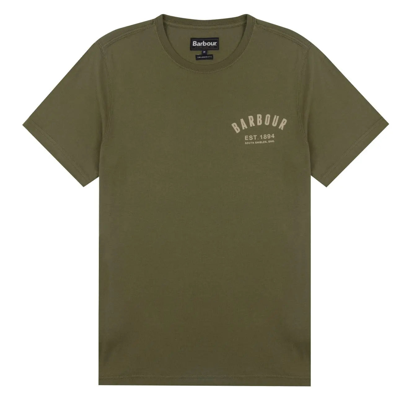 Barbour Preppy Tee Burnt Olive - The Sporting Lodge
