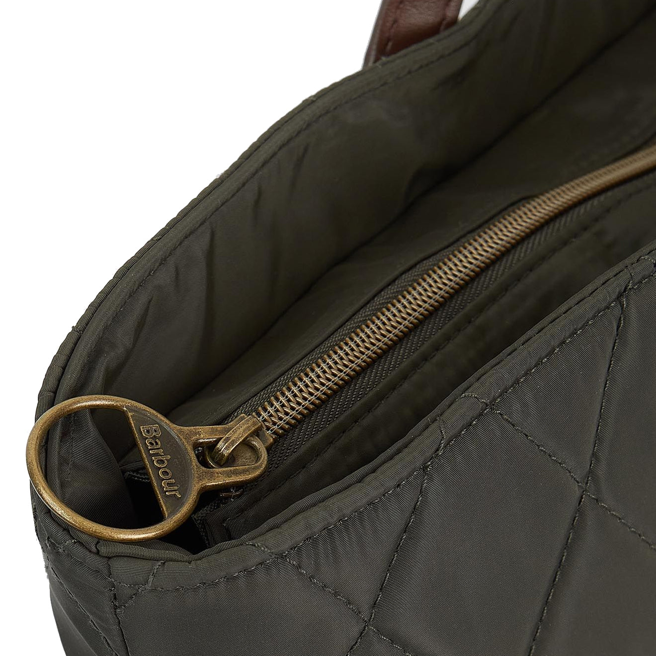 Barbour Quilted Tote Bag Olive - The Sporting Lodge