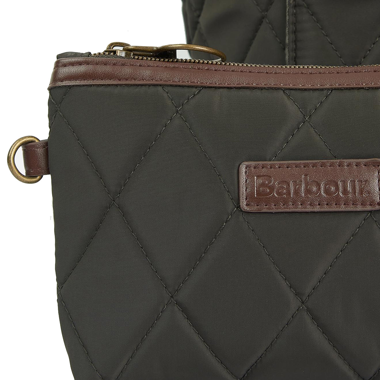 Barbour Quilted Tote Bag Olive - The Sporting Lodge