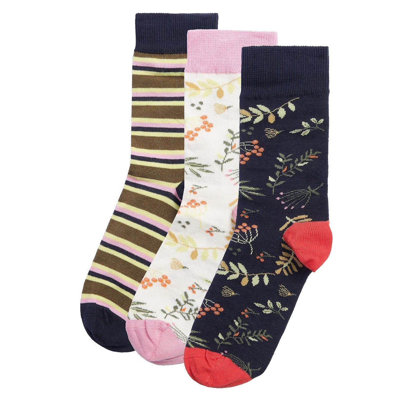 Barbour Sock Gift Set Woodland Multi - The Sporting Lodge