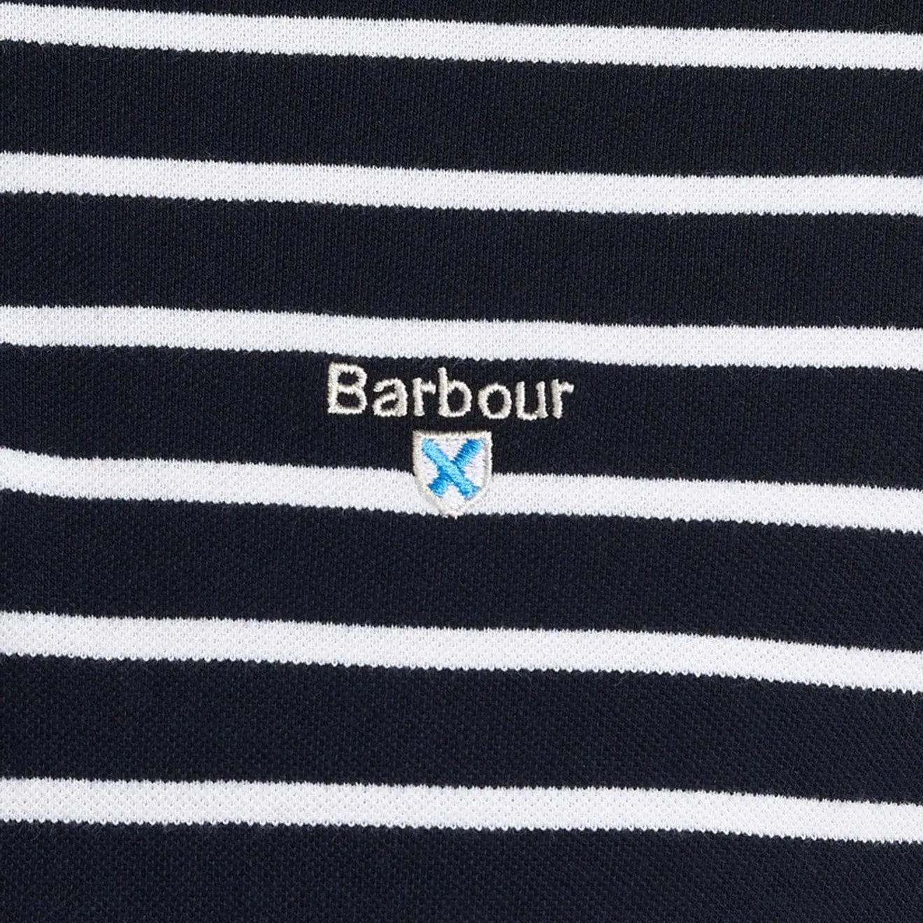 Barbour Styhead Stripe Polo Navy - The Sporting Lodge