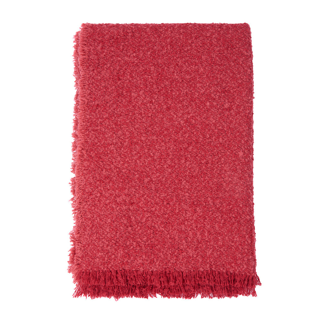 Barbour Womens Megan Boucle Wrap Claret - The Sporting Lodge