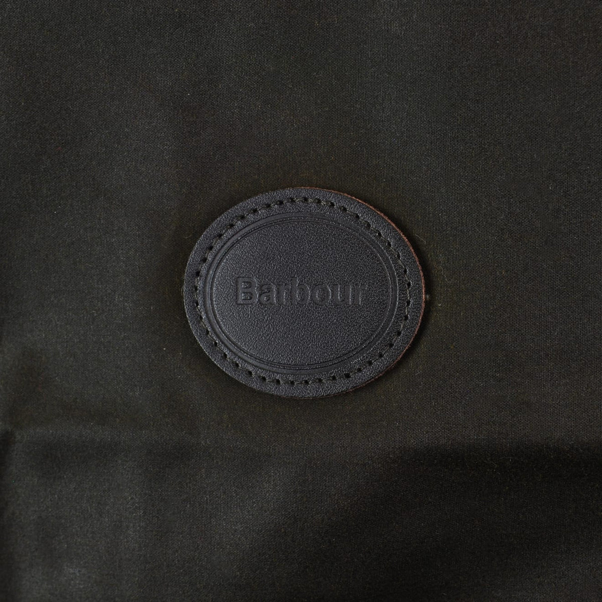 Barbour Shiny Wax Dog Coat Olive Green - The Sporting Lodge