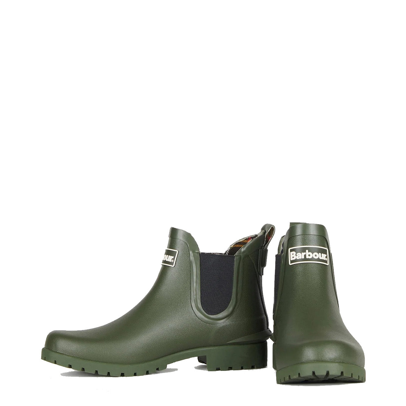 Barbour Womens Wilton Short Wellington Olive - The Sporting Lodge