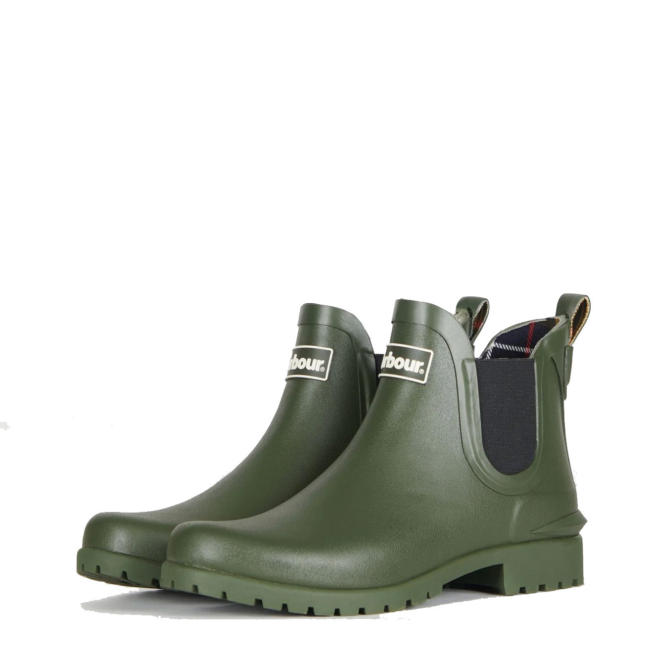 Barbour Womens Wilton Short Wellington Olive - The Sporting Lodge