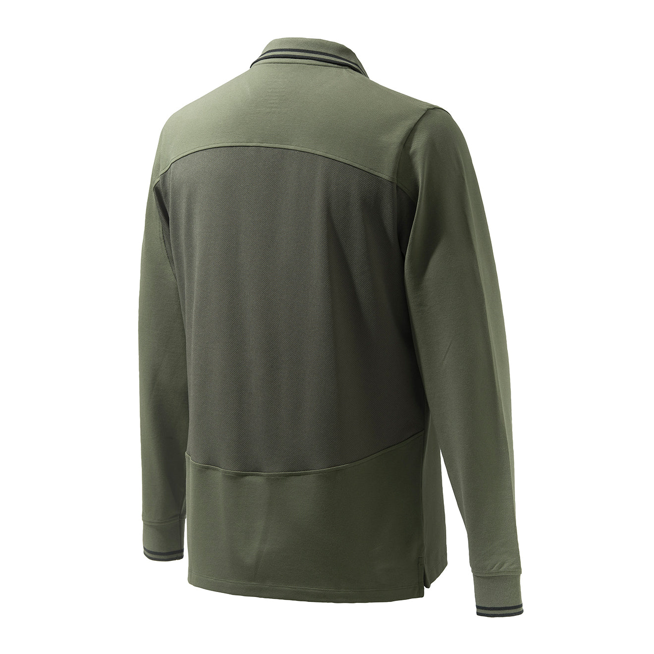 Beretta Airmesh L/S Polo Shirt Green - The Sporting Lodge
