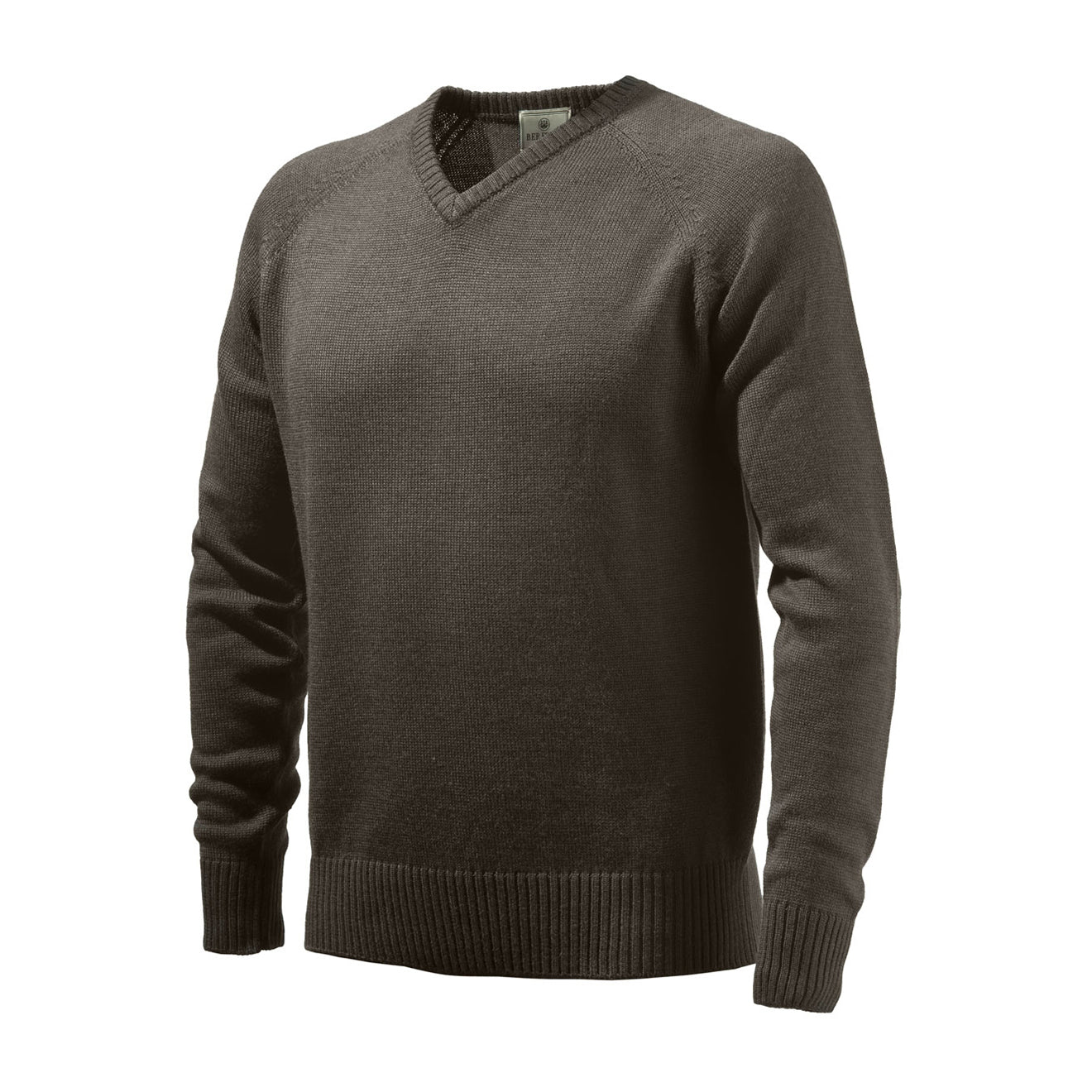 Beretta Classic V-Neck Sweater Brown - The Sporting Lodge