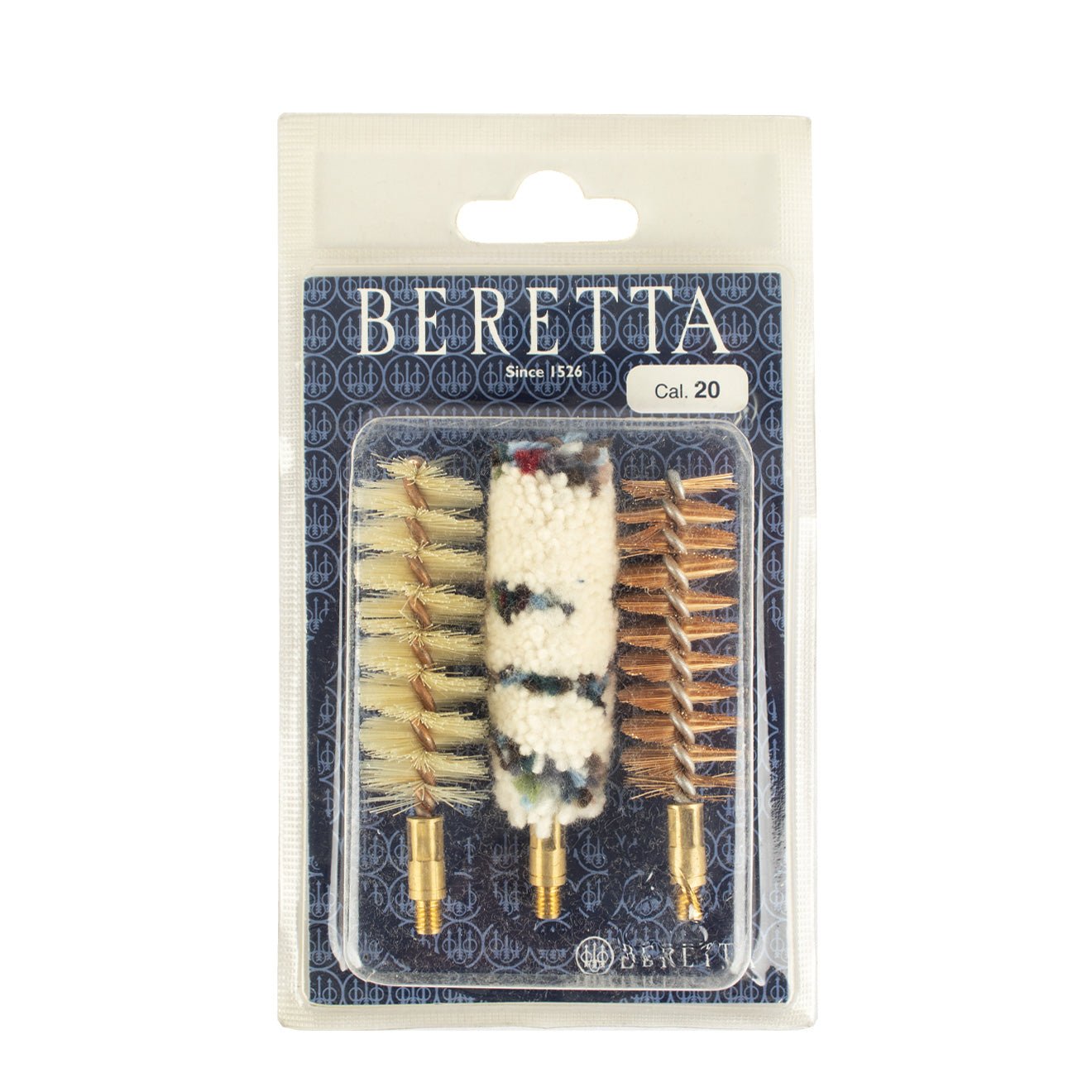 Beretta Set of 3 Shotgun Brushes 20GA Steel Spiral - The Sporting Lodge