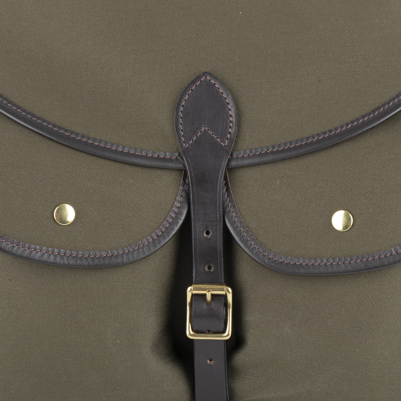 Brady Conway Creel Fishing Bag Olive / Brown - The Sporting Lodge