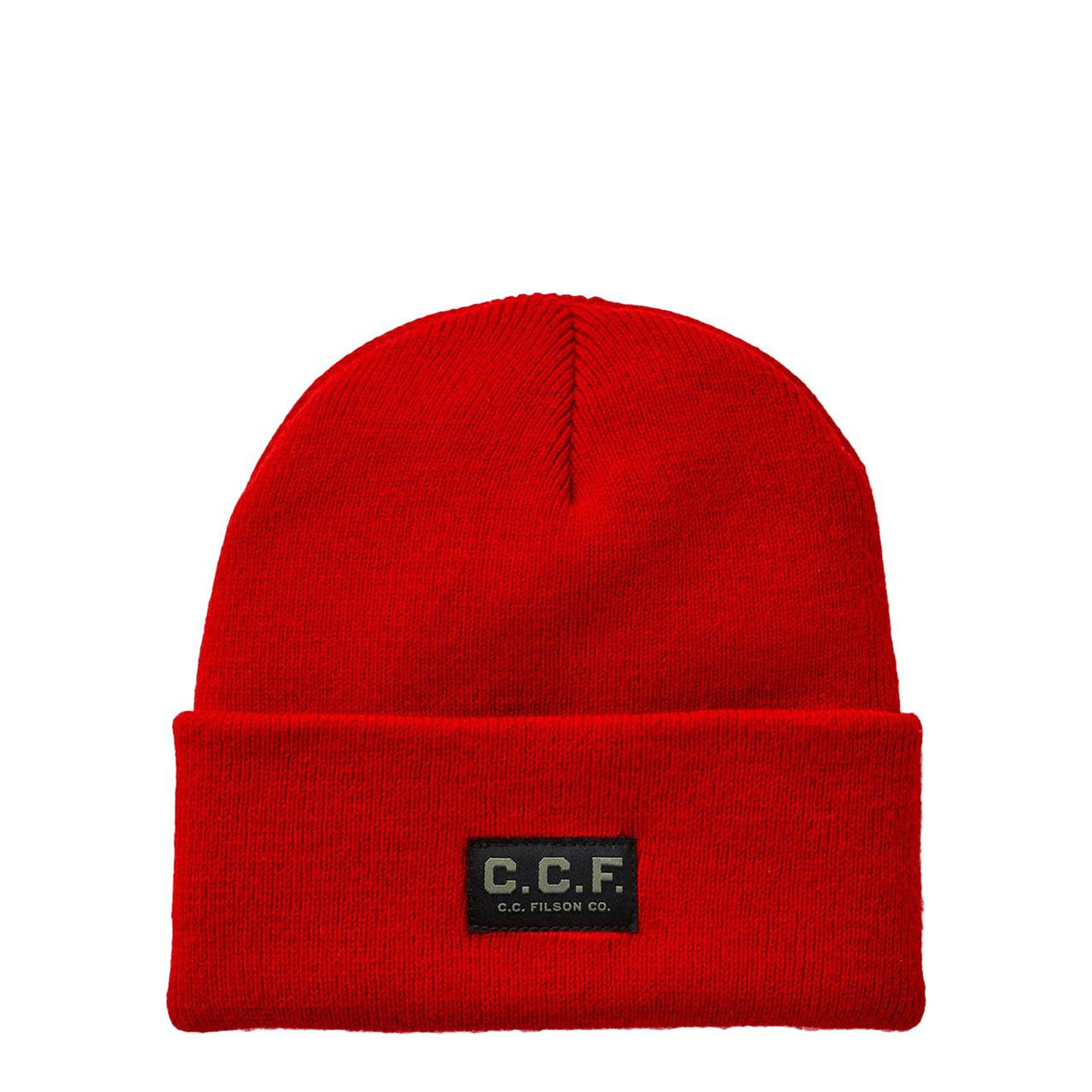 Filson CCF Watch Cap Dark Red - The Sporting Lodge
