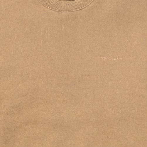 Carhartt WIP Mosby Script Sweat Dusty H Brown - The Sporting Lodge