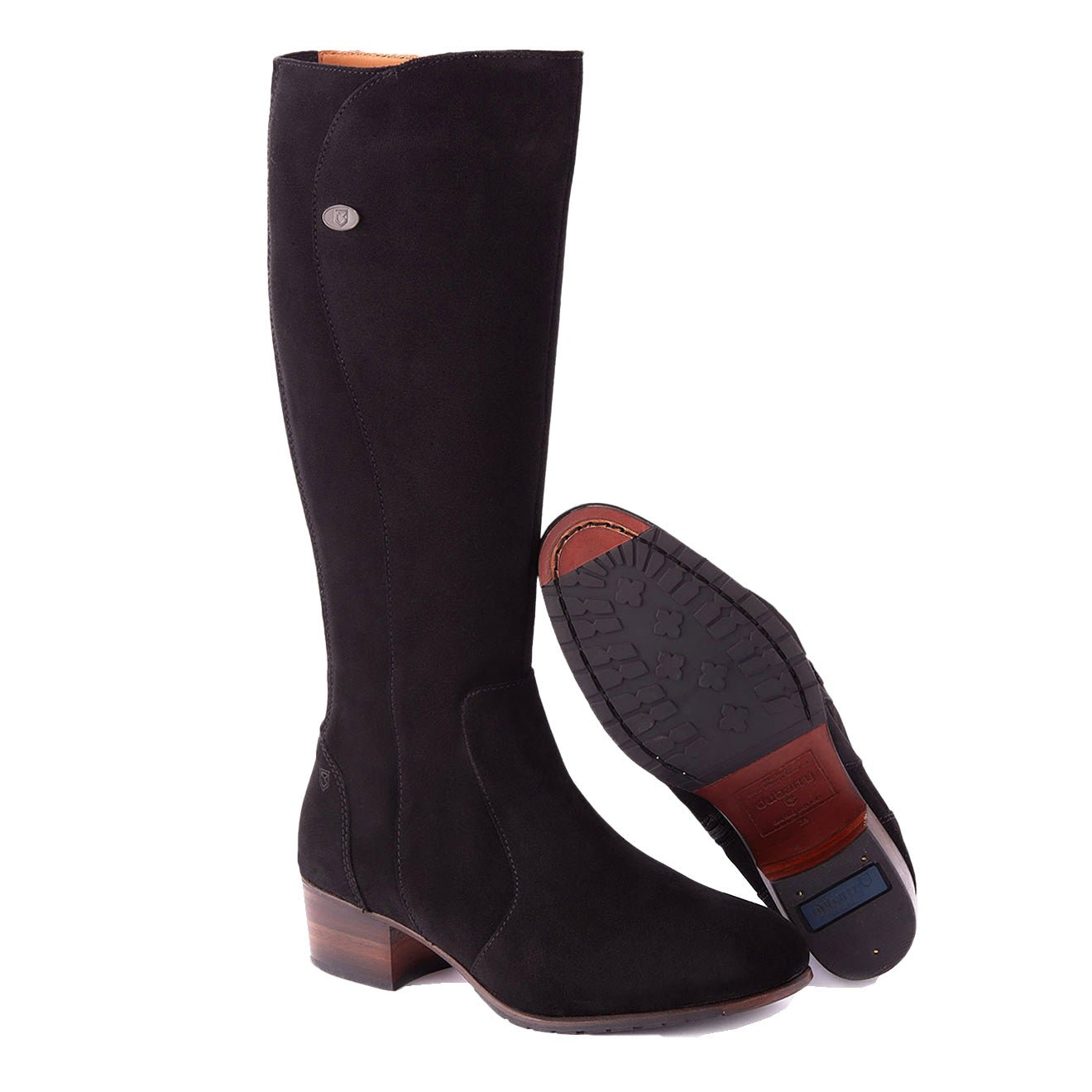 Dubarry Womens Downpatrick Boot Black Suede - The Sporting Lodge