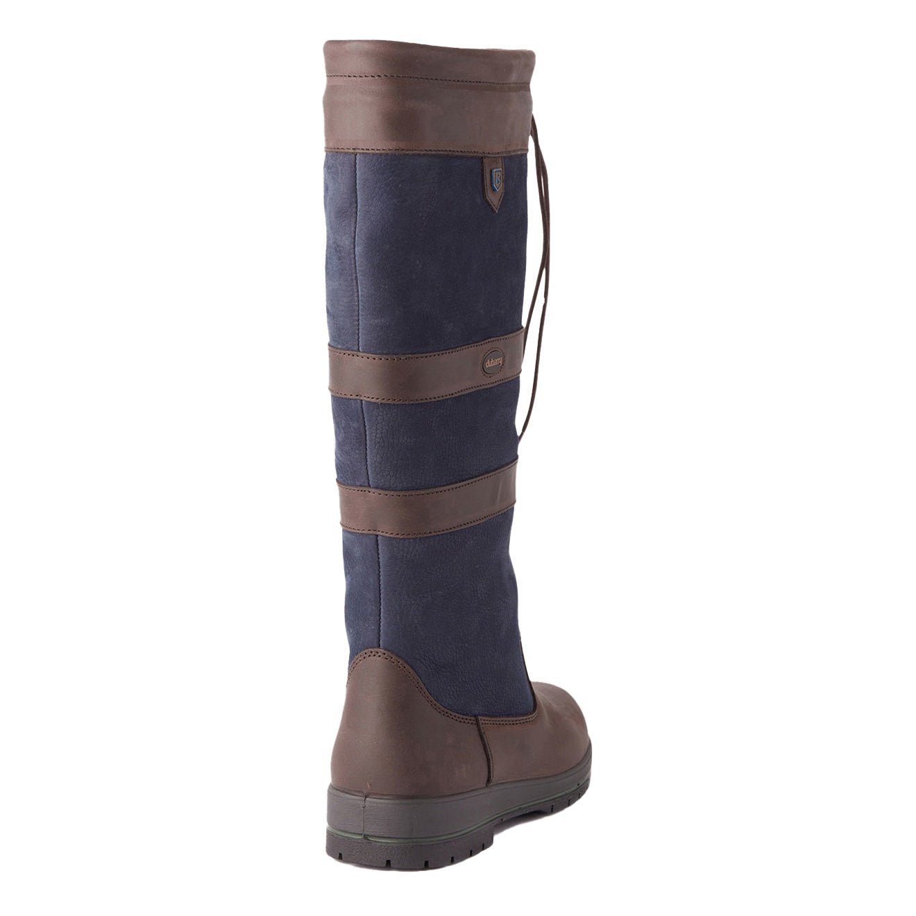 Dubarry Womens Galway Gore - Tex Leather Boot Navy / Brown - The Sporting Lodge