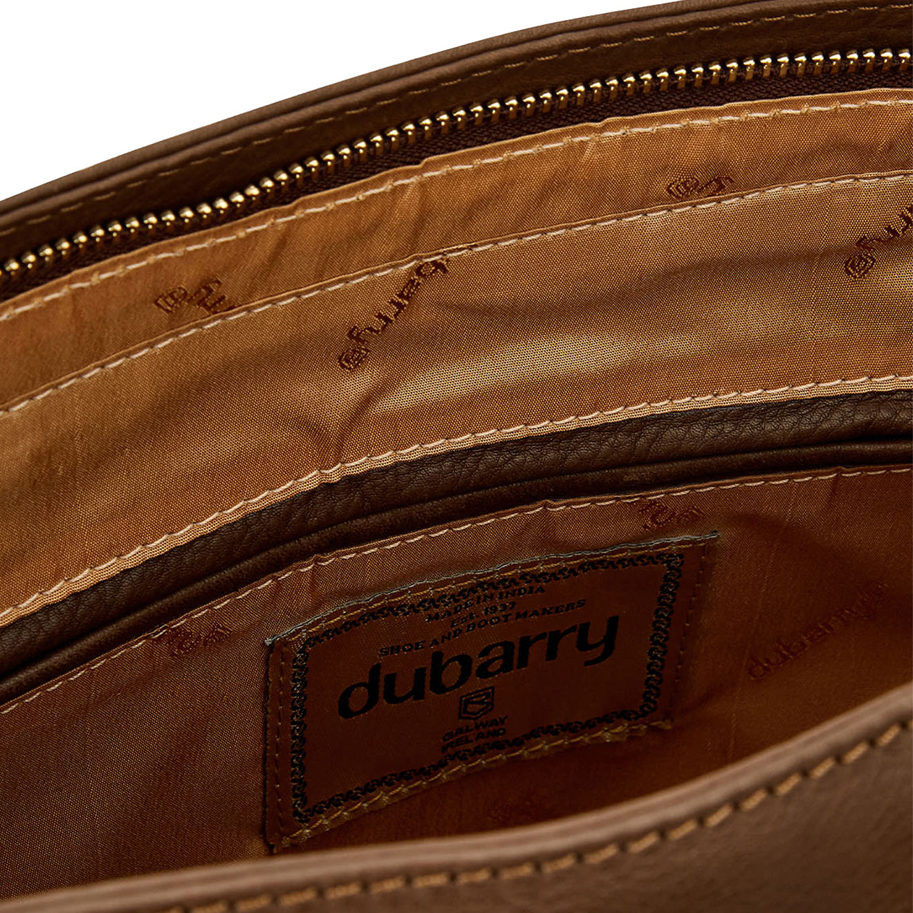Dubarry Tuam Tote Bag Walnut - The Sporting Lodge