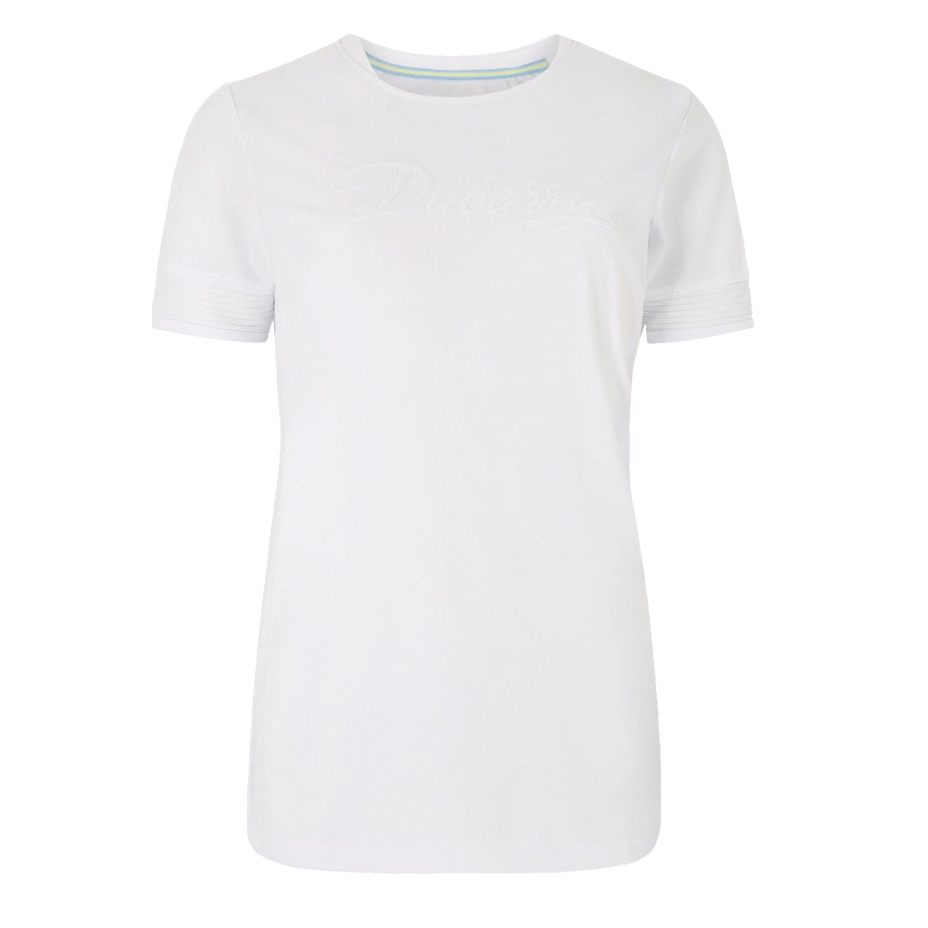 Dubarry Womens Trim S/S Tees White - The Sporting Lodge