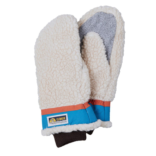 Elmer Gloves Wool Pile Mitten Beige / Blue - The Sporting Lodge
