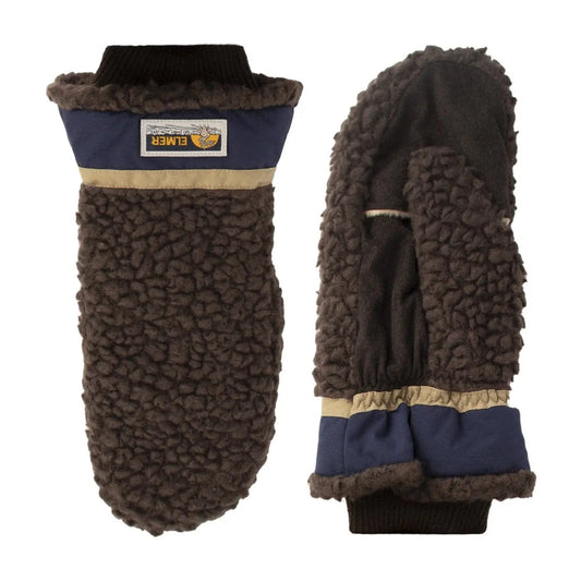 Elmer Gloves Wool Pile Mitten Brown - The Sporting Lodge