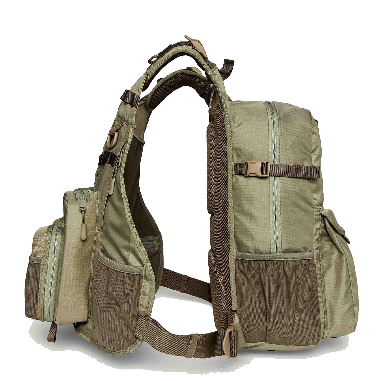 Filson Fishing Guide Vest Vintage Olive - The Sporting Lodge