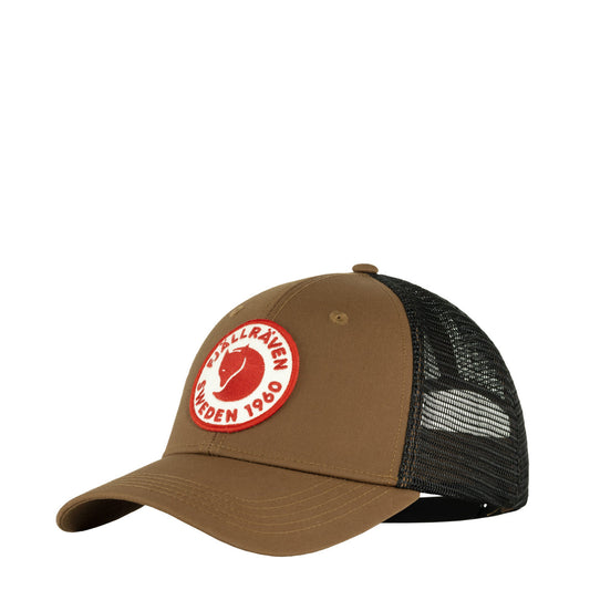 Fjallraven 1960 Logo Langtradarkeps Cap Timber Brown - The Sporting Lodge