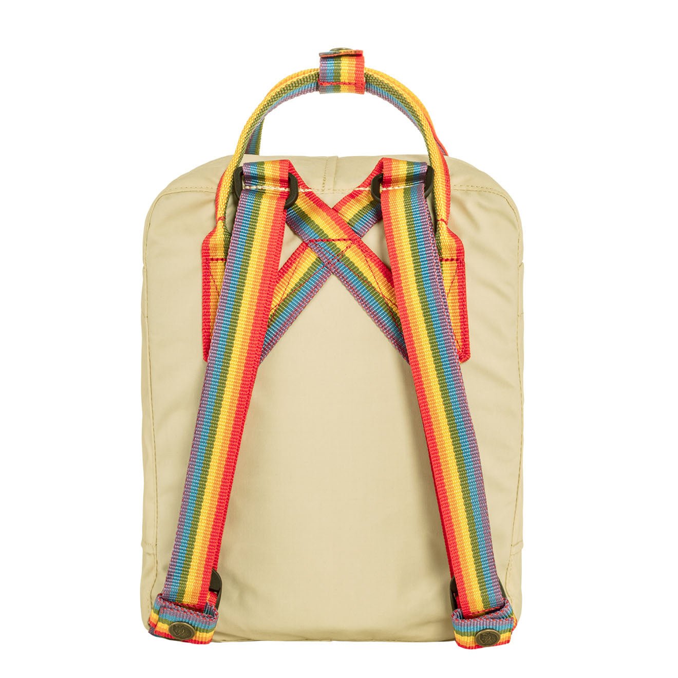 Fjallraven Kanken Rainbow Mini Light Oak - Rainbow Pattern - The Sporting Lodge