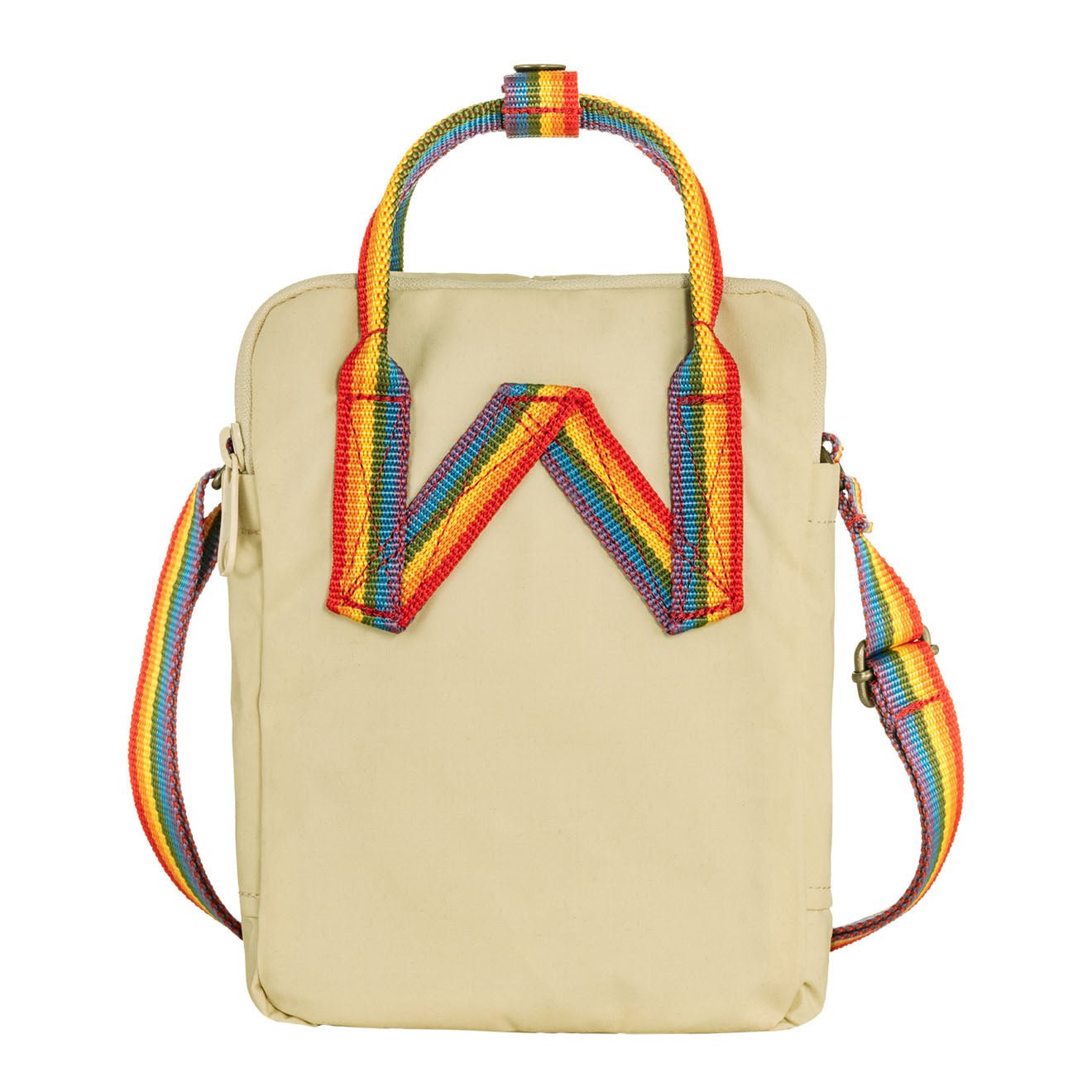 Fjallraven Kanken Rainbow Sling Light Oak - Rainbow Pattern - The Sporting Lodge