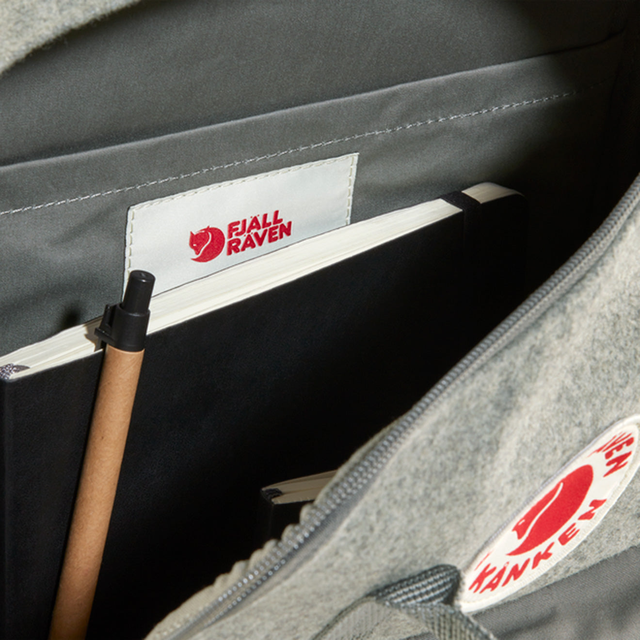 Fjallraven Kanken Re-Wool Laptop 15 Granite Grey - The Sporting Lodge