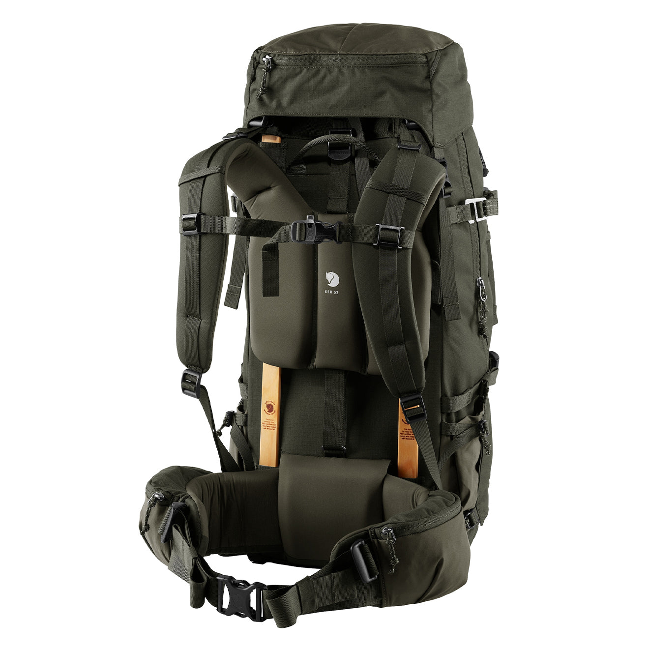 Fjallraven Keb 52 Backpack Olive / Deep Forest - The Sporting Lodge