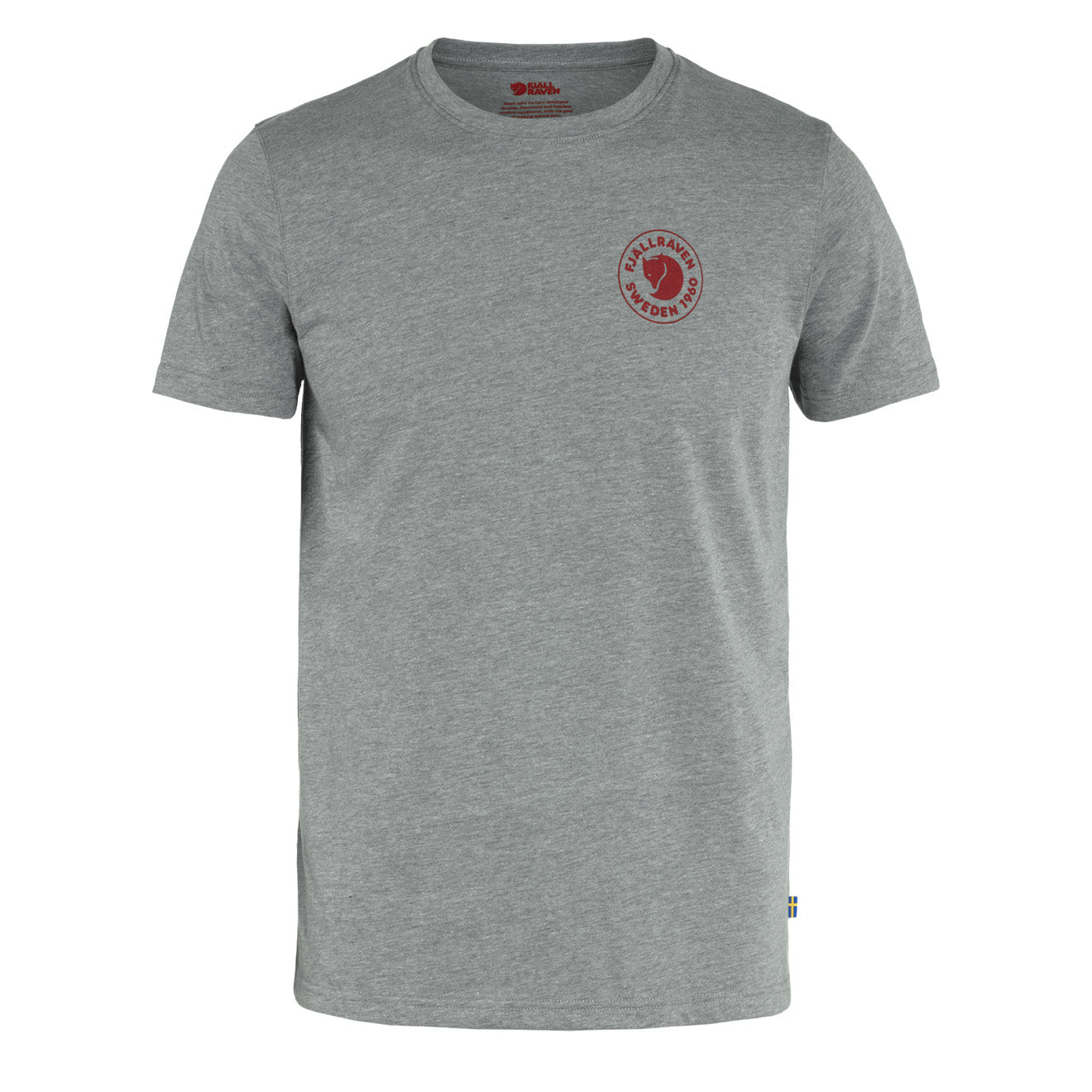 Fjallraven 1960 Logo T-Shirt Grey Melange - The Sporting Lodge